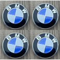 thumbnail image 1 of Tapacubos CHAO 4 Uds 68mm Aluminio ABS Accesorios de Coche, 1 of 1