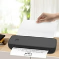 thumbnail image 1 of Machine d'Impression Sans Encre, Imprimante Portable A4 Interface USB Comm Noir Blanc pour Largeur 57-216mm pour Bureau École, 1 of 7