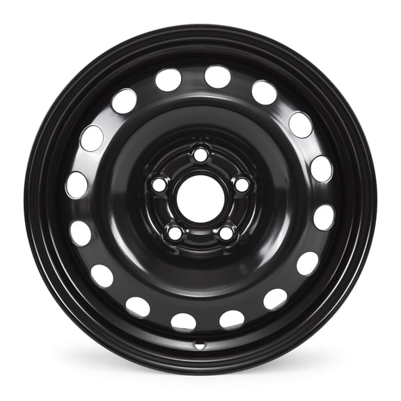 New Wheels For 2016-2019 Chevrolet Cruze, 15 x 6 Inch Black Steel Wheels Rims