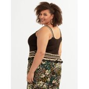 Jessica Simpson Women's and Women's Plus Saoirse Crochet Tank, Sizes XS-4X