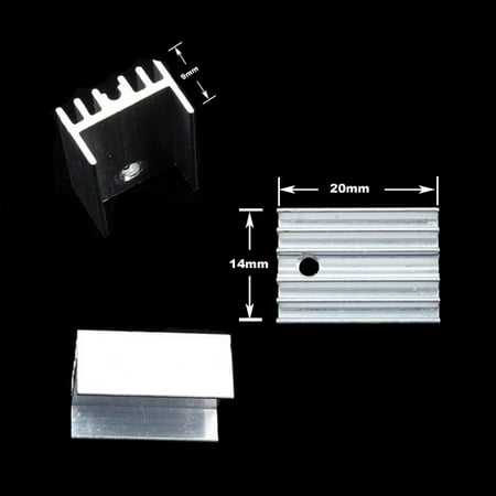 

Pltajed 10pcs Heat Sink Radiator Electronic Chipset Heat Dissipation Screws Kits