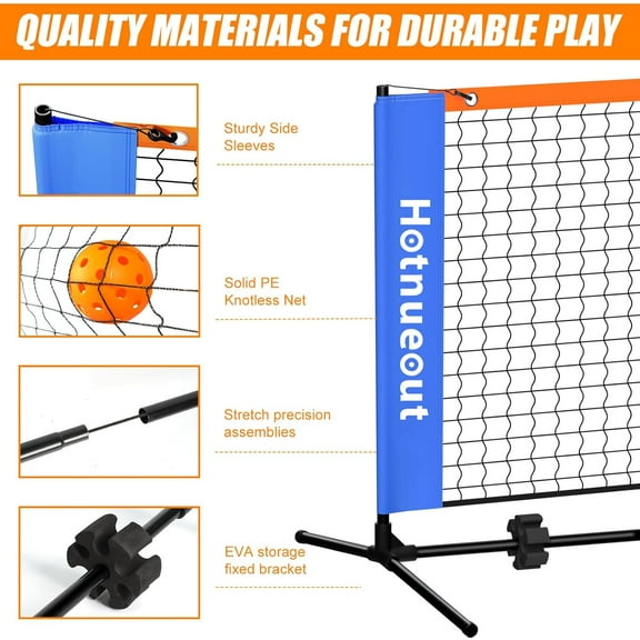 Portable  Pickleball Net 5FT for Driveway & Outdoor/Indoor Practice | Dink Training Aid