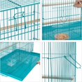thumbnail image 7 of Alden Design 30" Bird Cage with Slide-Out Tray and Wood Perches, Teal Blue, 7 of 7