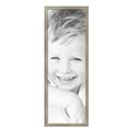 thumbnail image 2 of ArtToFrames 14" x 41" Silver Compo Dark Wash Picture Frame, 14x41 inch Silver Wood Poster Frame (WOM-5227),  Pack, 2 of 7