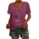 thumbnail image 1 of Camisetas Casuales de las Mujeres Gradiente Día de la Independencia Impreso Cuello Redondo, Blusa de Manga Corta para Diario, Fiesta Y Primavera Verano, 1 of 3