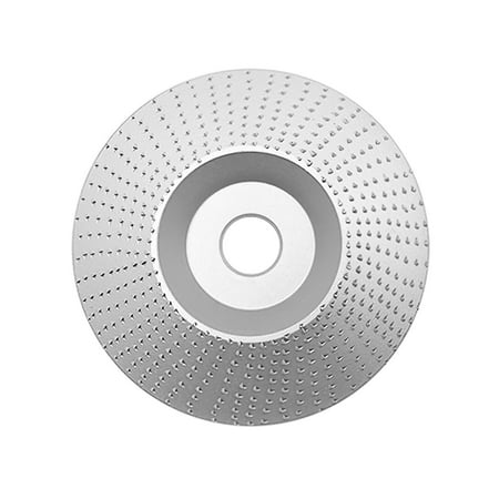 

Carbon Steel Wood Grinding Wheel Perforated Angle Grinder Wood Sanding Carving Shaping Disc Rotary Tool for Wood Trimming Polishing Chambering