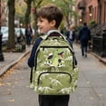 thumbnail image 4 of Jeiento Boys Backpack 8-12 17 Inch Large Capacity Dinosaur Skeleton Water-Resistant Polyester School Backpack for Elementary Kids, Travel and Hiking, Back to School, 4 of 7