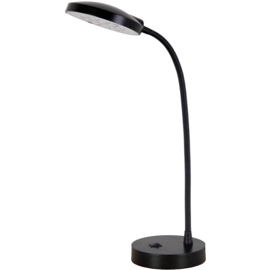 Mainstays 13.75" LED Slim Desk Lamp, Black
