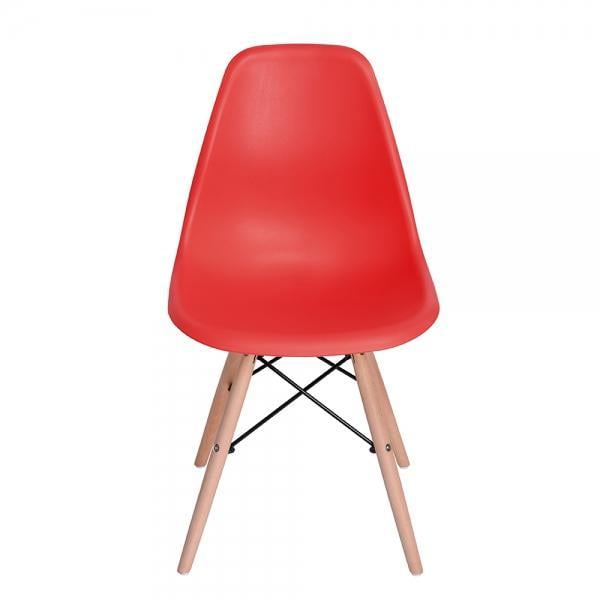 Silla Tipo Eames, Habita The Shop, Resistente y Cómoda, Ergonómica y Minimalista, Color Rojo The Shop estilo Eames Roja