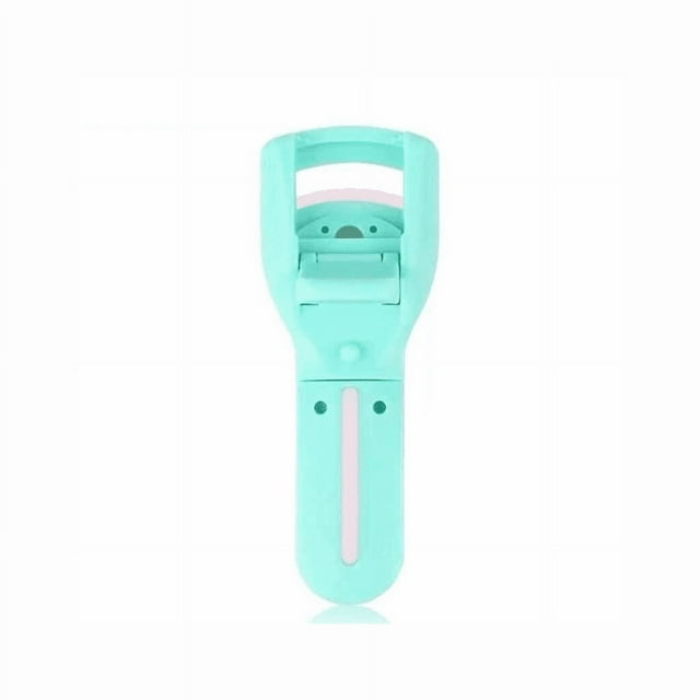 2 Pcs Recourbe-Cils Portable en Plastique Mini Cils Professionnels Recharge de Coussinets en Caoutchouc pour Cils Prosessionnels Outil de Curling, Vert A