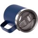 thumbnail image 3 of Sliding Lid- NavyTaza de café aislada de acero inoxidable de 12 oz con asa, taza de viaje al vacío de doble pared, vaso con tapa deslizante, azul marino, 3 of 5