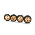 thumbnail image 1 of Paquete de 4 Neumáticos Modificados Bewildely 1/28 para Automóviles con Control Remoto Oro, 1 of 6
