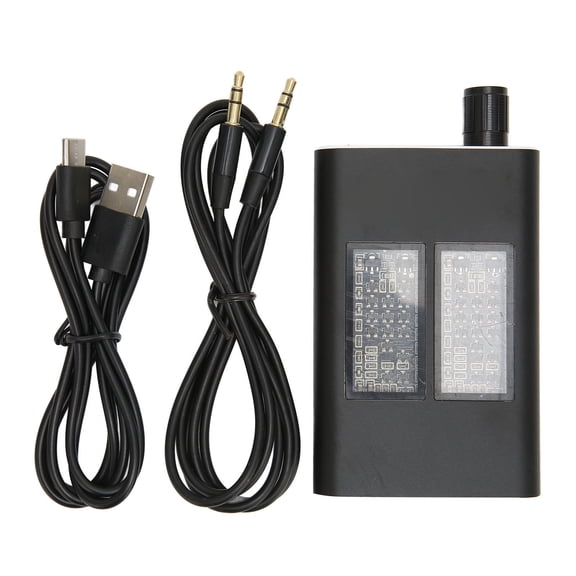 Headphone Amplifier 3.5mm HiFi Stereo 2 Stage Gain Switch Rechargeable Portable Headset Amp for Phone Computer MP3 MP4