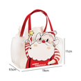 thumbnail image 3 of S SERENABLE Santa Claus Suit Christmas Bags Santa Themed Christmas Gift Bags for Kids, Adults, Employee Christmas Gifts Bags Christmas Holiday Party Supplies 7.48 x 3.74 x 4.33inch, 3 of 7