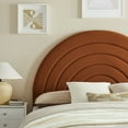 thumbnail image 7 of Headboard, Full, Brown, Velvet, Hotel Bedroom, Modern Contemporary, HB38126, 7 of 7