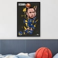 thumbnail image 2 of Stephen Curry Golden State Warriors Framed 14" x 20" Player Caricature Art, 2 of 3