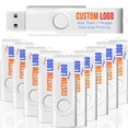 thumbnail image 2 of [25 piezas] Unidad flash USB con logotipo personalizado de 16 GB, paquete de 25 JBOS a granel, 2 of 7
