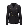 thumbnail image 4 of Jackets for Fashion Women Solid Color Double Breasted Autumn And Winter Small Suit Jacket Chaquetas Mujer Moda, 4 of 5