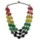 thumbnail image 3 of Collar bohemio, joyería, collar de cuentas de madera para mujer, cumpleaños de dama 3 colores, 3 of 9