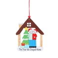 thumbnail image 2 of PiGOGI Wooden Christmas Ornaments Rustic Finished Wood Hanging Pendants Festive Xmas Tree Decorations Vintage Decorative Accessories for Home Indoor Use, 2 of 6