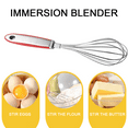 thumbnail image 4 of Batidor de silicona Este batidor de cocina es perfecto para usar como batidor de huevos, para cocinar y hornear., 4 of 5