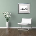 thumbnail image 3 of Trademark Fine Art "Manchester England Skyline B&W" Canvas Art by Michael Tompsett, White Matte, Silver Frame, 3 of 4