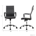 thumbnail image 2 of Silla de Oficina Ejecutiva Ajustable A05 Premium Cromada Gris Mundo In Oficinas, 2 of 8