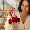 thumbnail image 6 of Christmas Hanging Ornaments with Pre-Strung Ribbons, Reusable Assorted 3D Designs for Christmas Tree, Indoor Holiday Decor and Gift Giving, 6 of 7