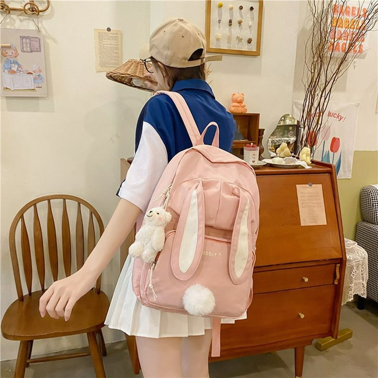 Bunny Backpack, Rabbit School Bag, Rabbit Backpack for Girls, Rabbit  Backpack for School