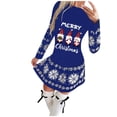 thumbnail image 4 of outfmvch Robes d'Automne Automne et Hiver Nouvelle Robe Décontractée de Noël à Manches Longues Robes pour Femmes Robes d'Automne, 4 of 9