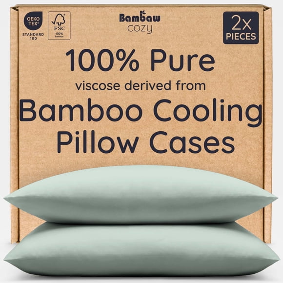 Funda de almohada Bambaw 100% viscosa derivada de Bamboo Standard