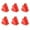 Red, variant on Xinwanna Christmas Candy Boxes Tree Shaped Candy Packaging Box Small Paper Treat Gift Boxes for Christmas New Year Party Supplies (Red, 6pcs)