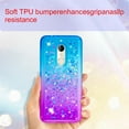 thumbnail image 3 of FIEWESEY For Alcatel 3 Case Bling Liquid Floating Luxury Glitter Soft Case for Girls Women Phone Case Compatible with Alcatel Revvl 2 Alcatel REVVL 2 / 5052W Revvl 2 / T-Mobile Revvl 2 - Blue+Purple, 3 of 6