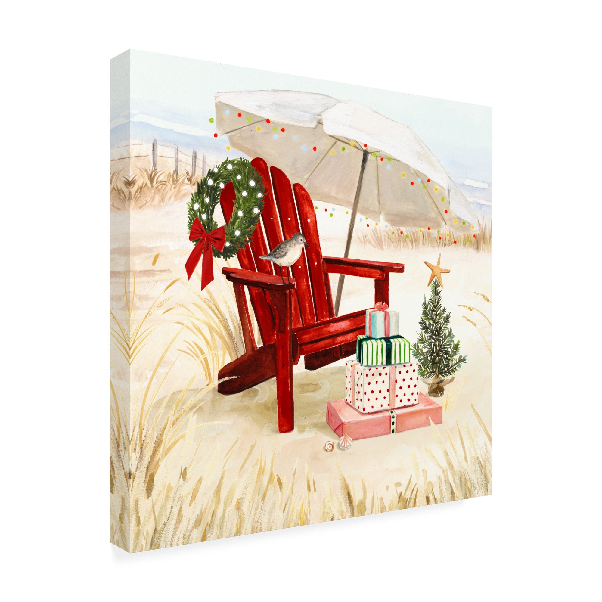 Trademark Fine Art 'Christmas Coast II' Canvas Art by Victoria Borges