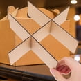 thumbnail image 4 of TAILTOSS 2 Sets Moving Supplies Kit Dividers For Packing Boxes Light Brown Paper Protection, 4 of 8