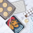 thumbnail image 5 of Yayeee Pot Holders Kitchen Heat Resistant with Pocket 7"x9.8" Cotton Oven Cooking Hot Pads, Blue Dog Artist, 5 of 7