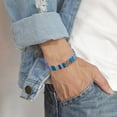thumbnail image 2 of 1PC Color Cuerda Tejida Pulsera Ajustable Boho Surfer Pulsera para Hombres Mujeres Cuerda Delgada Cuerda Hecha a Mano Playa Pulsera Colorida Pulsera Bohemia, 2 of 4