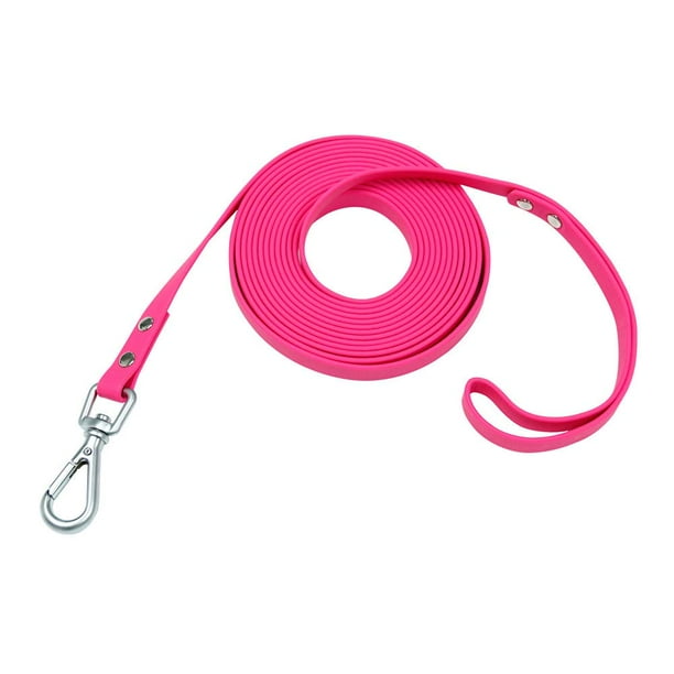 Correa de adiestramiento para perros Leash NIMBLE, impermeable, 9 m, rosa
