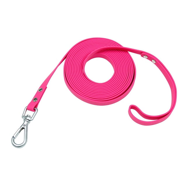 Correa de entrenamiento Leash NIMBLE, impermeable, 15 m, duradera, rosa