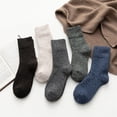thumbnail image 6 of Monebena 5 Pairs Men Socks Super Thick Thermal Hiking Winter Warm Boot Heavy Soft Cozy Socks for Men & Women M01, 6 of 13