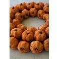 thumbnail image 5 of ORANGE FAUX PUMPKIN WREATH, 5 of 5