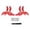 Red, variant on Avata 2 Propellers, 4Pcs Avata 2 Propellers 3032S Blade Maintenance Replacement, Low Noise Replacement Spare Blades Props for DJI Avata 2 Drone Accessories