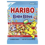 HARIBO Balla Bites Assorted Gummy Candy, 3.6oz, Share Size Bag