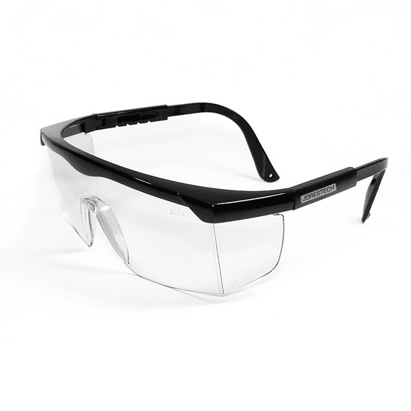 JORESTECH Safety Glasses, LS-278 (Black/Clear, 1 Unit)
