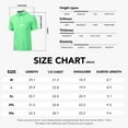 thumbnail image 3 of SPEEDRUN Mens Golf Polo Shirt Short Sleeve Performance Moisture-Wicking Cationic Shirt Casual Sports Tennis Shirt, 3 of 9