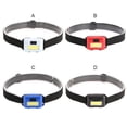 thumbnail image 5 of Fearlessin Headlamp COB Lightweight Plastic Multi Colors Headlight Headband Waterproof Safe Head Flashlight Fishing Outdoor Camping Black, 5 of 6