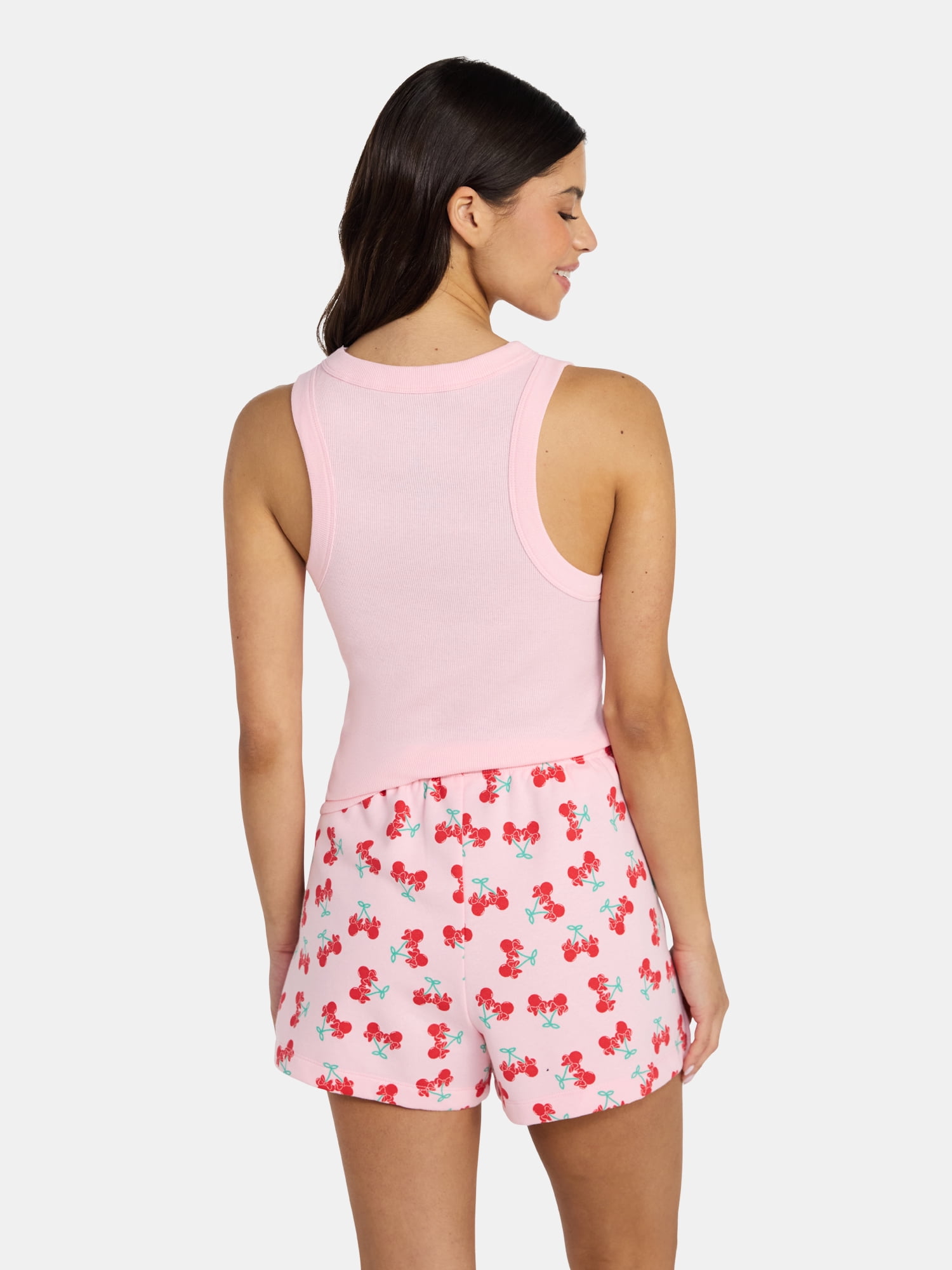 Disney Minnie Mouse Women's Graphic Tank Top and Shorts Set, 2-Piece, Sizes XXS-XXL