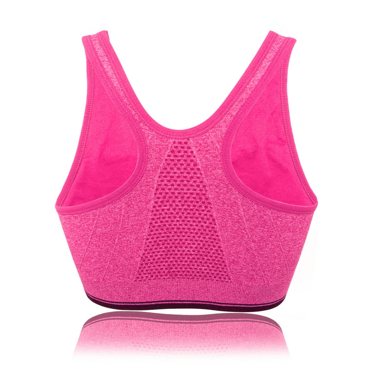 Hamynana Gym Training Active Bra Lifting Shockproof Sports Bras For Women  Adjustable Buckles Fixed Cup Underwear Pink Tops - Sports Bras - AliExpress