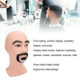 thumbnail image 4 of Cabeza de Maniquí Con Barba, Barbero macho Mannequin Head O Barba en Forma de Accesorios en Vivo Ergonímicos para la Práctica Corte, 4 of 7