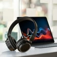 thumbnail image 6 of Kchsji Bluetooth 53 Wireless Headphones Noise Reduction High-Definition Stereo Sound Long Battery Life Adjustable Earphones with Wired Wireless Modes for Travel Gym Office Home Entertainment, 6 of 6